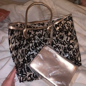 Victoria’s Secret Tote Bag w/ Smaller Pouch